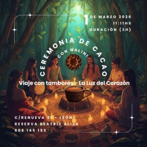 Ceremonia de Cacao

Conexión,vibración intuición 